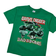 Load image into Gallery viewer, Grave Digger Bad to The Bone Monster Truck Tee - Size S
