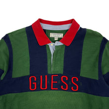 Load image into Gallery viewer, Guess Jeans USA Striped Polo Long Sleeve - Size L/XL
