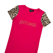 Load image into Gallery viewer, Women&#39;s Just Cavalli Rhinestone Cheetah Tee - Size XS/S
