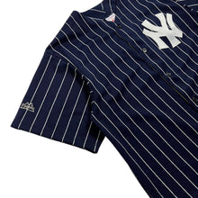 Load image into Gallery viewer, New York Yankees Pinstripe Mesh Majestic MLB Baseball Jersey - Size XL

