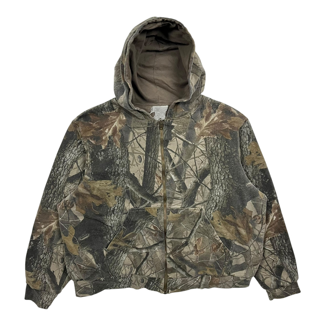 Reversible Realtree Camo Zip Up Hoodie - Size L