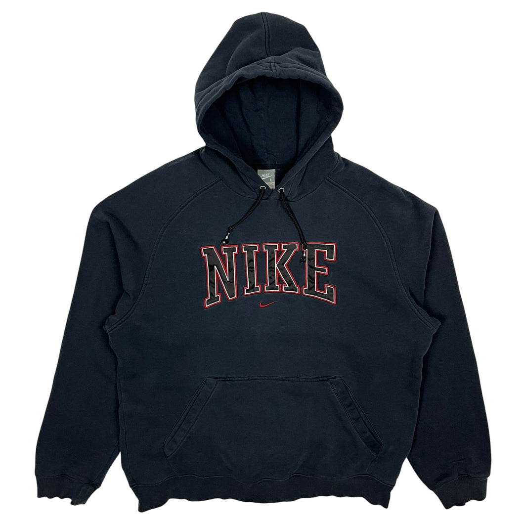 Nike Embroidered Arc Logo Pullover Hoodie - Size L/XL