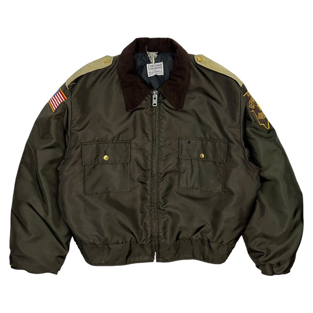 US Sheriff Deputy Uniform Bomber Jacket - Size L