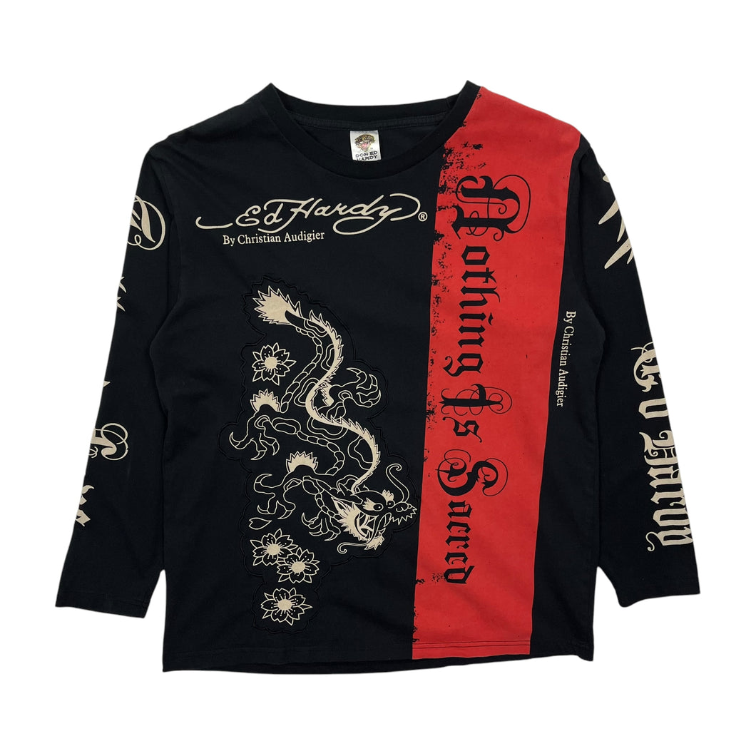 Ed Hardy by Christian Audigier Nothing Is Sacred Longsleeve - Size M/L