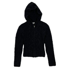 Load image into Gallery viewer, Women’s Bebe Cropped Hooded Zip Up Sweater - Size XS
