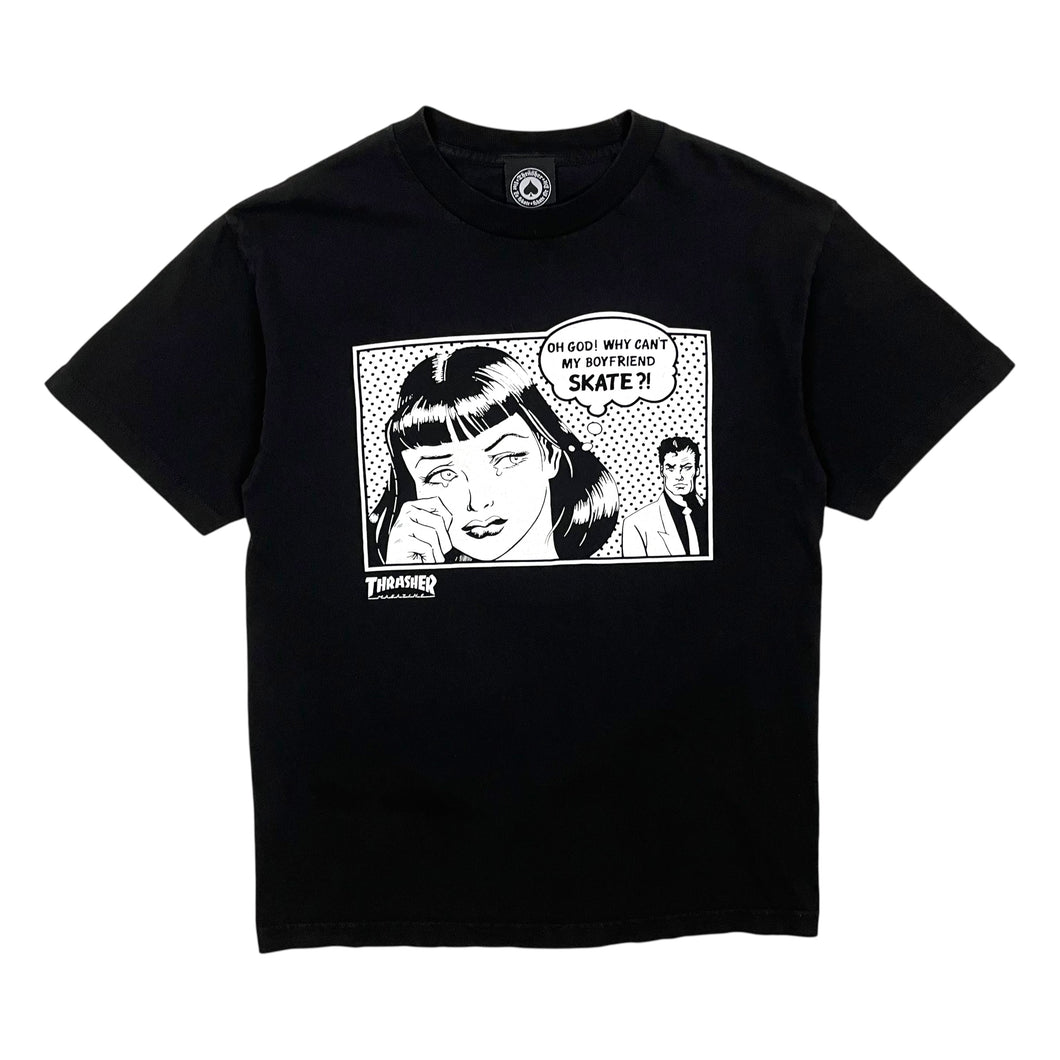 Thrasher Magazine Why Can't My Boyfriend Skate Tee - Size M/L