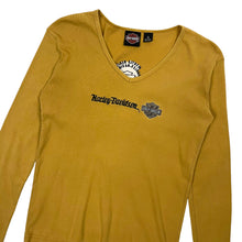 Load image into Gallery viewer, Women&#39;s Harley-Davidson Mustard Long Sleeve - Size L
