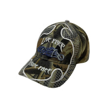 Load image into Gallery viewer, Live Free Ride Free Reatree Camo Choppers Hat - Adjustable
