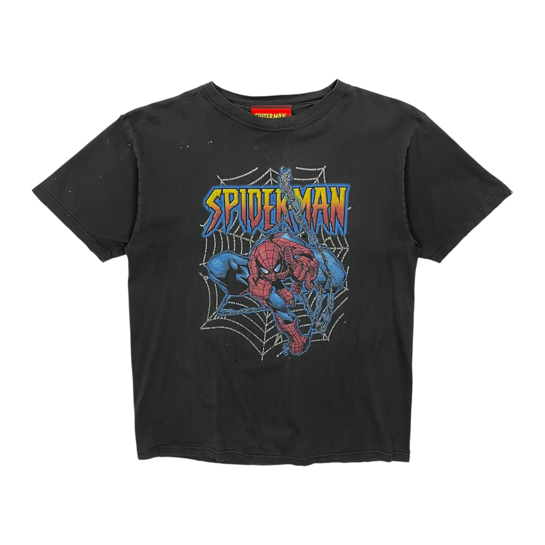 2003 Distressed Spider-Man Tee - Size M