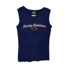 Load image into Gallery viewer, Women&#39;s Harley-Davidson Embroidered Rhinestone USA Tank - Size S
