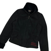 Load image into Gallery viewer, Women's Harley-Davidson Shearling Lined Biker Jacket - Size XS
