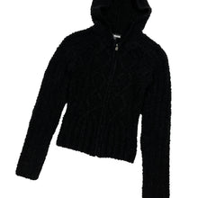 Load image into Gallery viewer, Women’s Bebe Cropped Hooded Zip Up Sweater - Size XS
