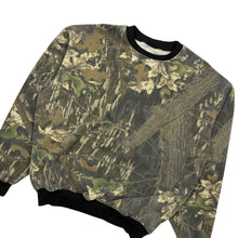 Load image into Gallery viewer, Mossy Oak Camouflage Crewneck Sweatshirt - Size L
