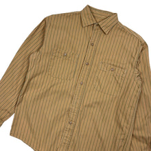Load image into Gallery viewer, Pinstripe Button Up Work Shirt - Size M
