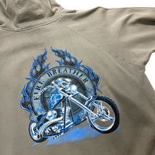 Load image into Gallery viewer, Fire Breather Chopper Flame Pullover Hoodie - Size XXL
