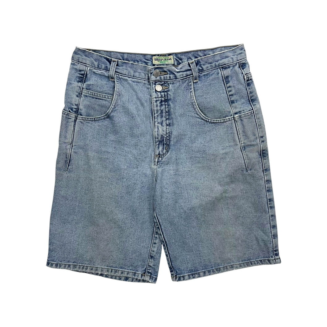 Guess Jeans USA Double Button Denim Shorts - Size 34