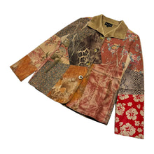 Load image into Gallery viewer, Women&#39;s All Over Print Faux Suede Chore Jacket - Size M
