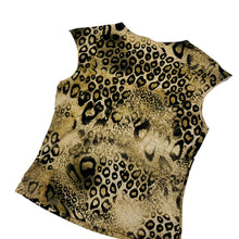 Load image into Gallery viewer, Women&#39;s Primadonna Layered Cheetah Print Blouse - Size L
