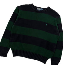 Load image into Gallery viewer, Polo By Ralph Lauren Striped Heavyweight Knit Sweater - Size L
