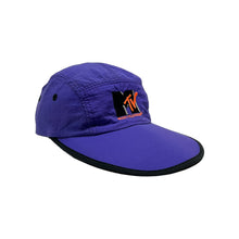 Load image into Gallery viewer, MTV Nylon Long Bill Strap Back Hat - Adjustable
