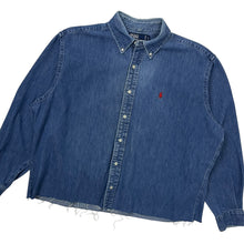 Load image into Gallery viewer, Polo by Ralph Lauren Raw Hem Denim Button Down - Size L/XL
