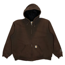 Load image into Gallery viewer, Sun Baked Carhartt Insulated Zip Up Hoodie - Size XL
