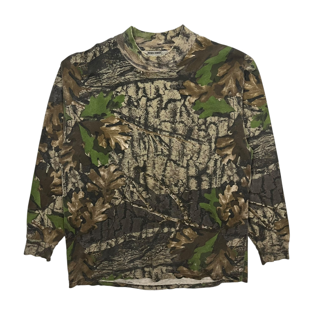 Real Tree Camo Mock Neck Longsleeve - Size XL