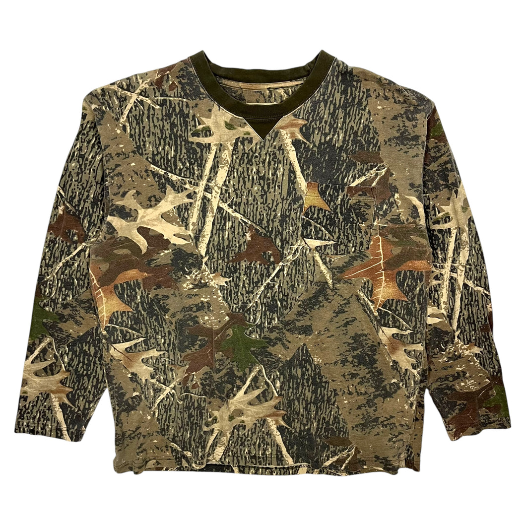 Old Mill Tonal Realtree Camo Pocket Long Sleeve - Size L