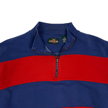 Load image into Gallery viewer, America Outpost Striped Quarter Zip Pullover - Size XL
