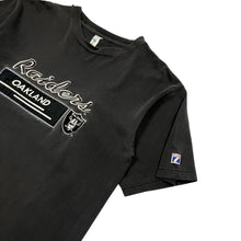 Load image into Gallery viewer, Oakland Raiders Logo 7 Embroidered Sun Baked Tee - Size L
