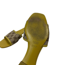 Load image into Gallery viewer, Gucci GG Monogram Slide Sandals - Size 37.5C

