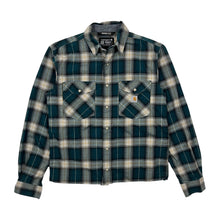 Load image into Gallery viewer, Carhartt Plaid Pearl Snap Raw Hem Button Up - Size S/M
