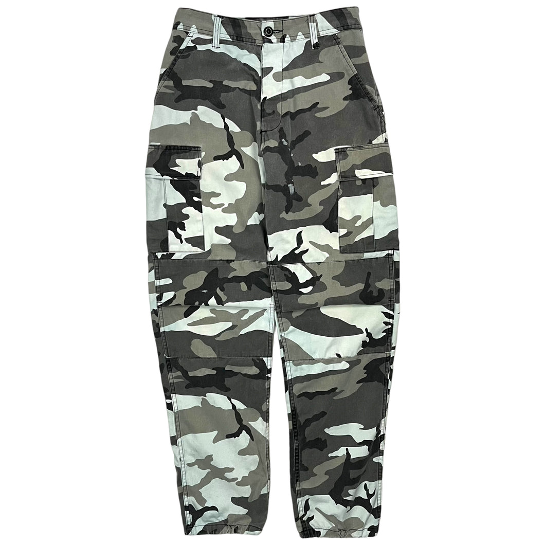 US Army Camo Cargo Pants - Size S