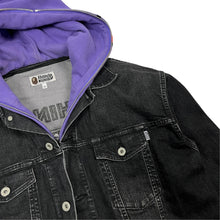 Load image into Gallery viewer, A Bathing Ape Shark Denim Trucker Jacket - Size XL
