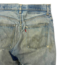 Load image into Gallery viewer, Women’s Levi’s 501 Patched Repaired Denim Jeans - Size 28”
