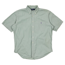 Load image into Gallery viewer, Polo By Ralph Lauren Stripped Short Sleeve Button Down Shirt - XL

