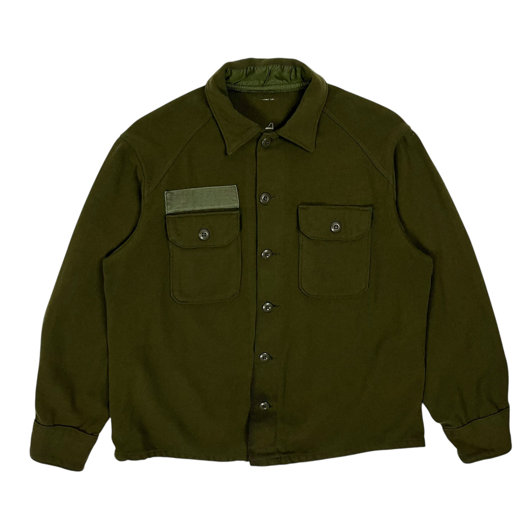 US Army OG-108 Wool Cold Weather Field Shirt - Size L