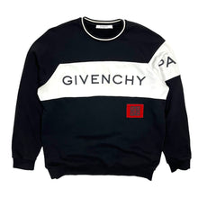 Load image into Gallery viewer, Givenchy Paris 3D Embroidered Crewneck Sweatshirt - Size XL
