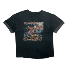 Load image into Gallery viewer, Iron Maiden Run To The Hills Ringer Sleeve Tee - Size L/XL
