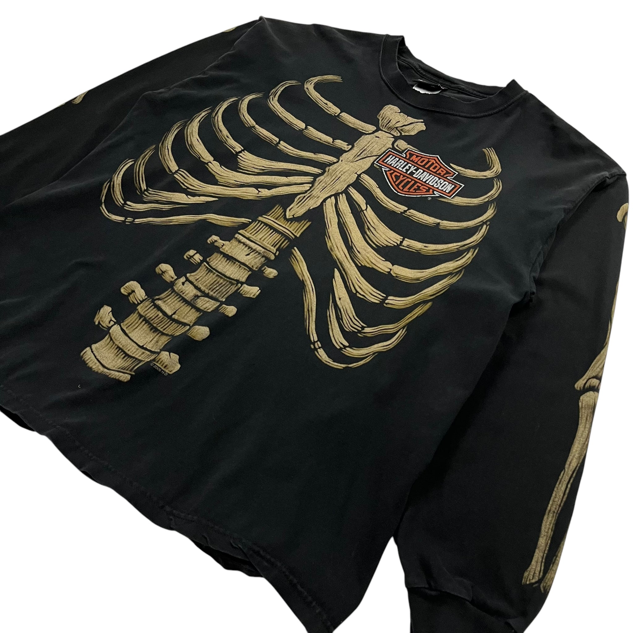 Harley-Davidson Skeleton Long Sleeve - Size L/XL – Snafu Studios