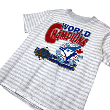 Load image into Gallery viewer, 1992 Toronto Blue Jays World Series Striped Tee - Size XL
