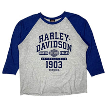 Load image into Gallery viewer, Harley-Davidson 3/4 Sleeve Raglan - Size XL
