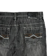 Load image into Gallery viewer, South Pole Contrast Stitch Baggy Denim Shorts - Size 36&quot;
