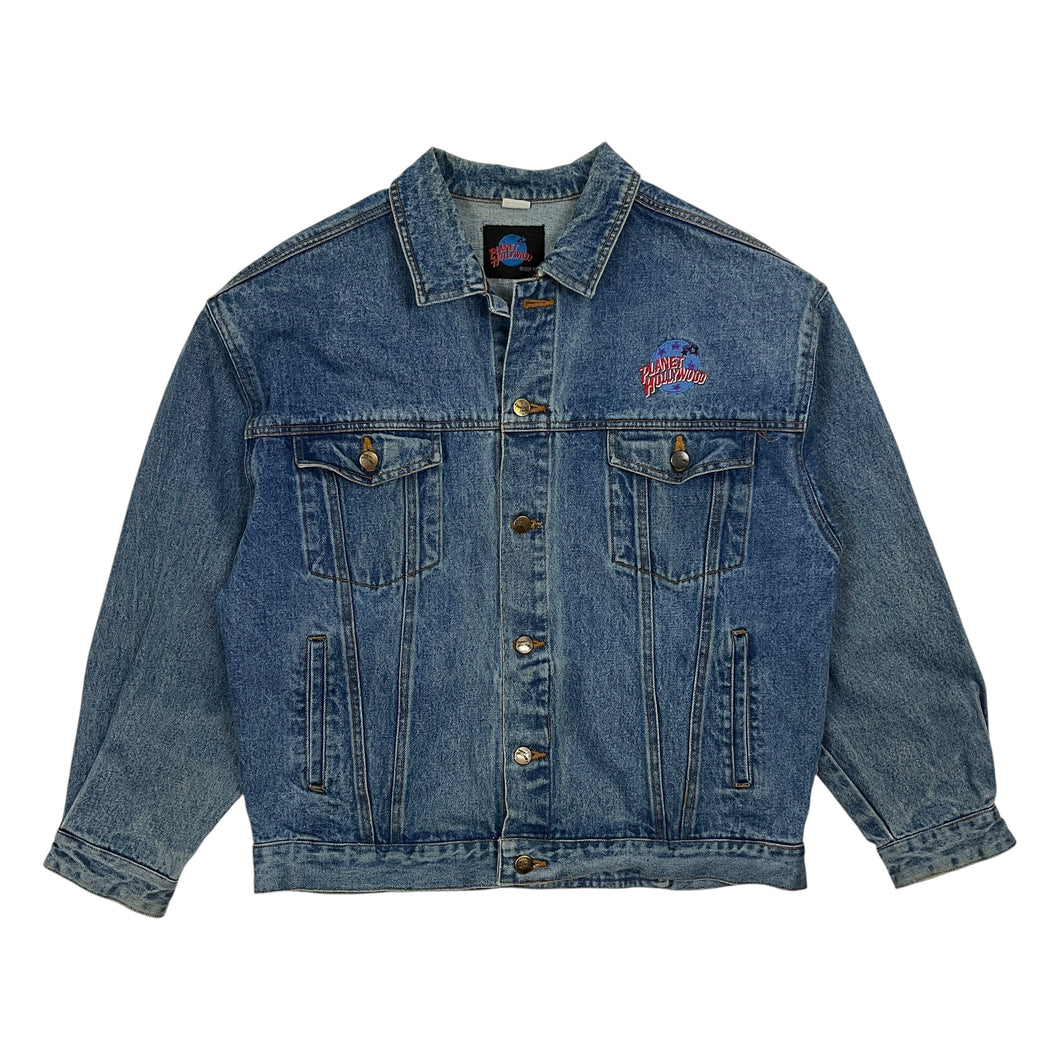 1991 Planet Hollywood Las Vegas Denim Jacket - Size L