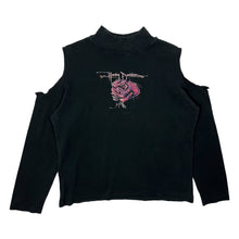 Load image into Gallery viewer, 1995 Women&#39;s Harley-Davidson Rose Drop Shoulder Mock Neck - Size XL
