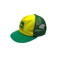 Load image into Gallery viewer, John Deere Canadian Made Patched Mesh Trucker Hat - Adjustable
