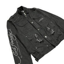 Load image into Gallery viewer, Ed Hardy By Christian Audigier Black Panther Jacket - Size L
