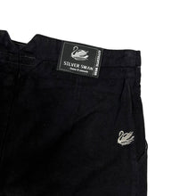 Load image into Gallery viewer, Women&#39;s Silver Swan Buttoned Denim Mini Skirt - Size M
