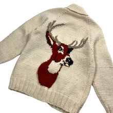 Load image into Gallery viewer, Deer Hunting Hand Knit Cowichan Sweater - Size L
