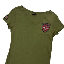 Load image into Gallery viewer, Women&#39;s Harley-Davidson Army Inspired Tee - Size L
